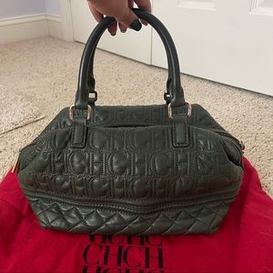Carolina Herrera Small leather handbag. Authentic.